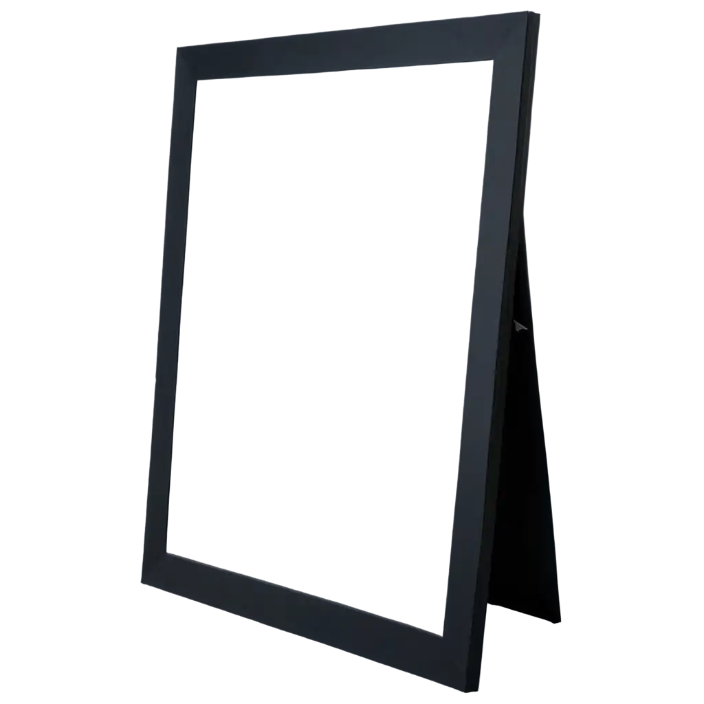 HighDefinition-A4-Black-Border-Frame-PNG-Image-for-Versatile-Applications