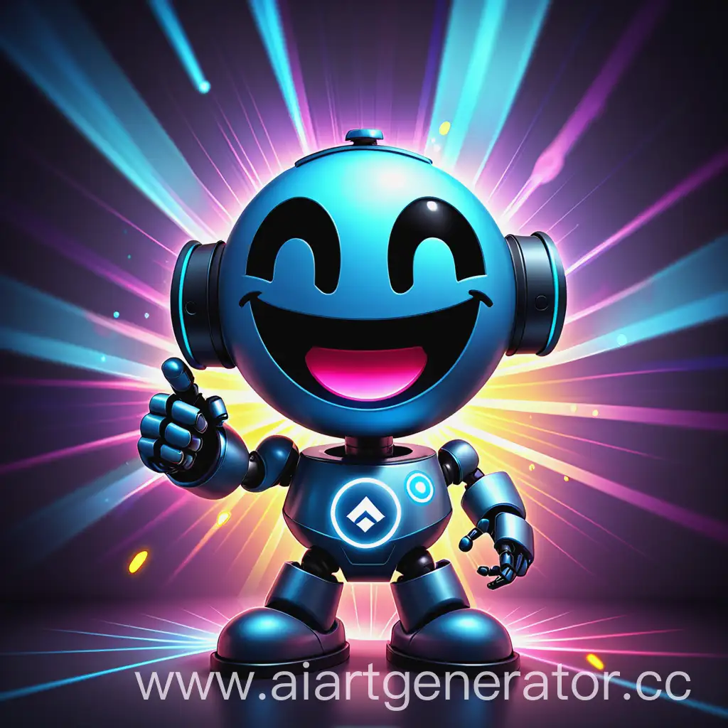 Interactive-Telegram-Bot-Games-with-Vibrant-Light-Rays-for-Gaming-Room