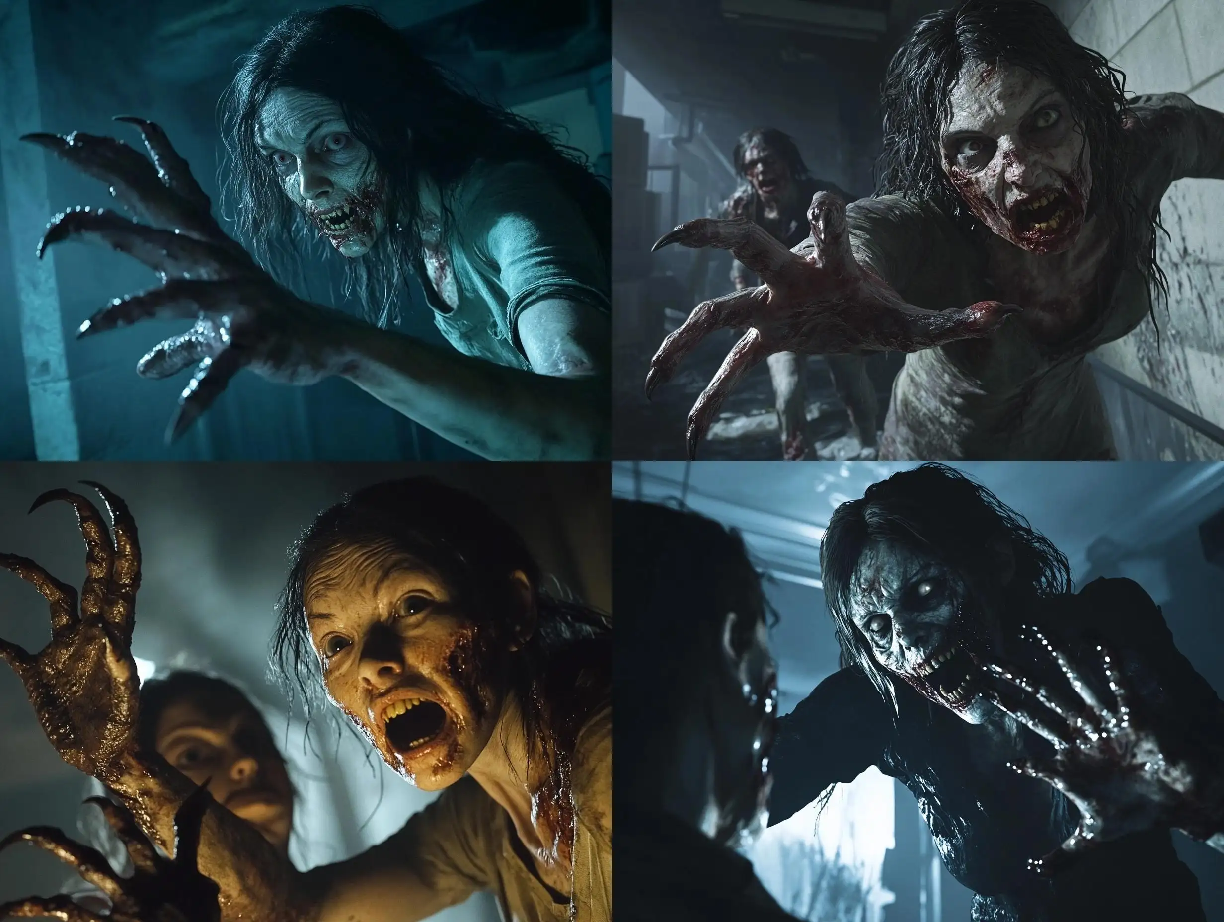 Terrifying-Zombie-Woman-Attacks-Frozen-Victim-in-Cinematic-Scene