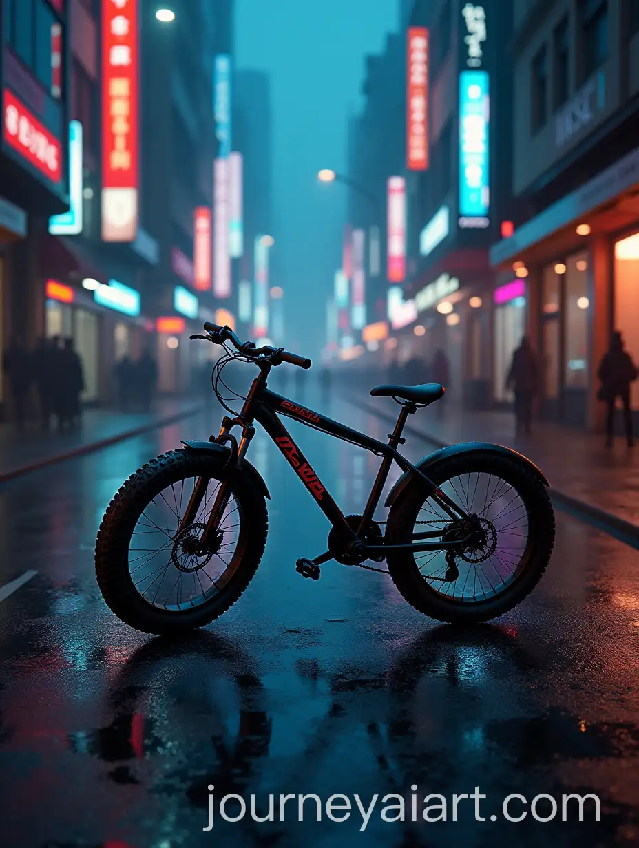 Bicycle-Parked-in-a-FutAI-Image-Prompt-Expansionuristic-Cyberpunk-Cityscape