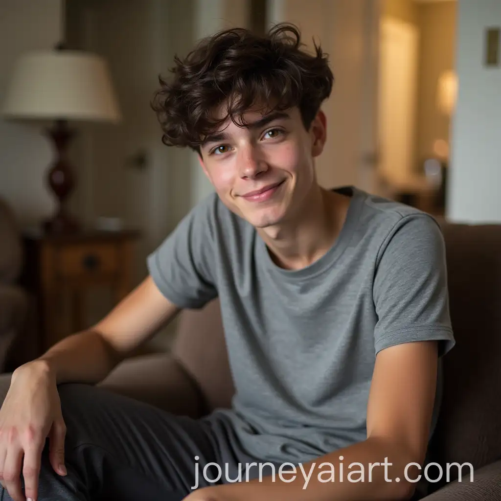 Teenager-Caleb-on-His-First-Day-of-High-School-in-Casual-Living-Room-Setting