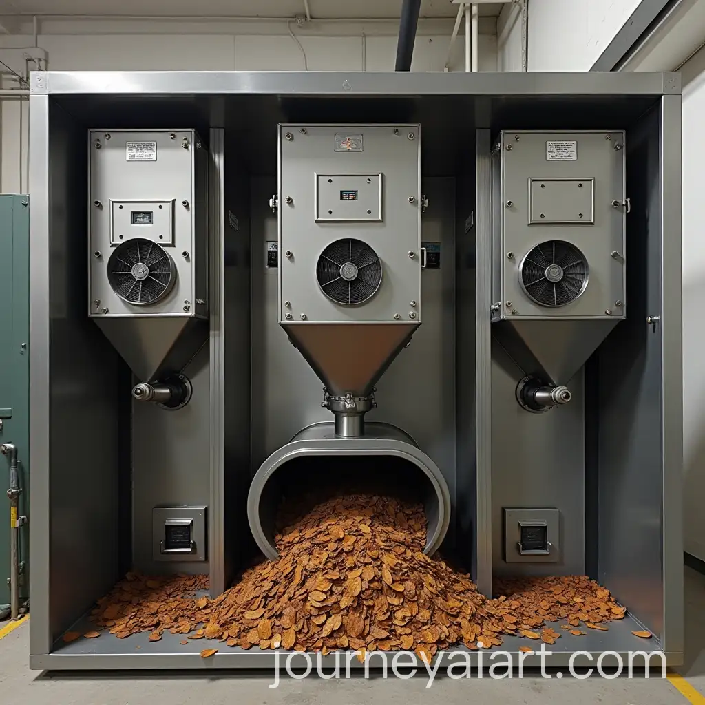 Industrial-Tobacco-Leaf-Processing-Machine-with-Vapors-and-Fans