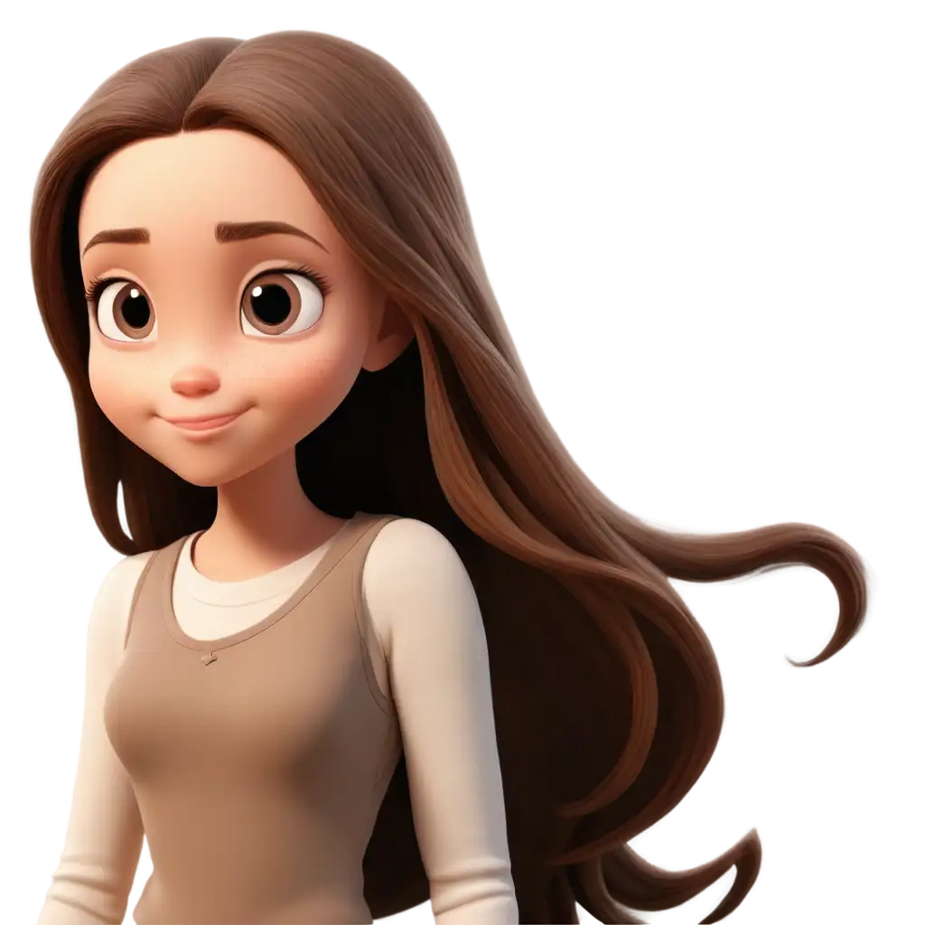 Cartoon-Girl-with-Brown-Hair-PNG-Vibrant-Character-Illustration