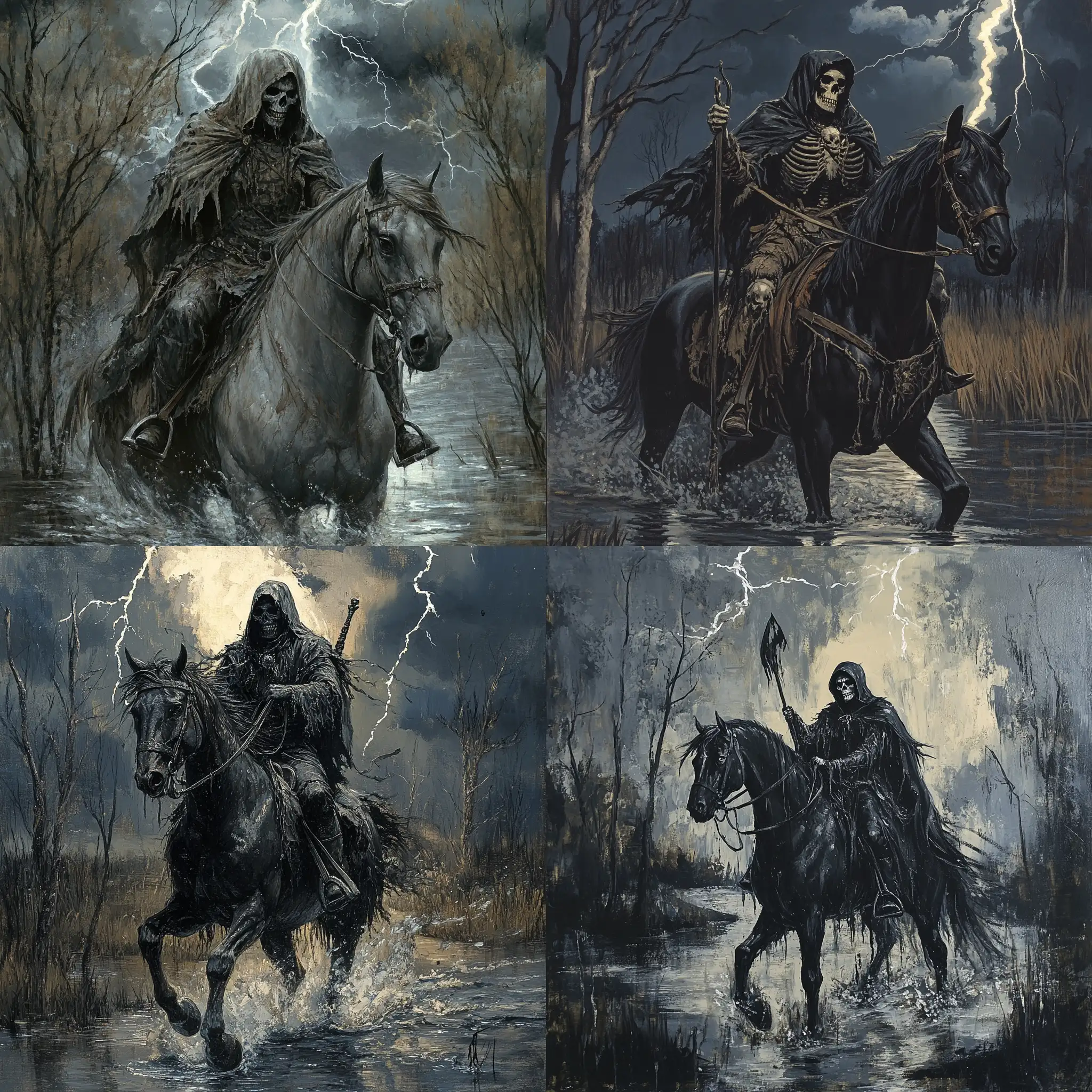 The-Smiling-Reaper-Riding-a-Dark-Horse-in-a-LightningStreaked-Swamp