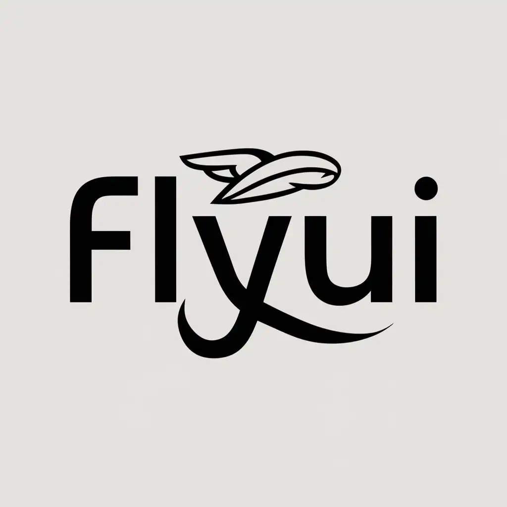 LOGO-Design-For-FlyUI-Modern-Vector-Logo-for-the-Internet-Industry