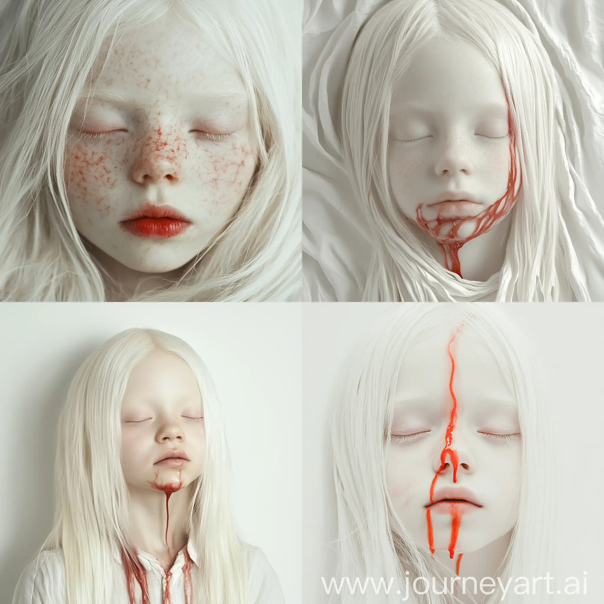 Photorealistic-Portrait-of-a-Serene-Albino-Child-with-Artistic-Liquid-Effects