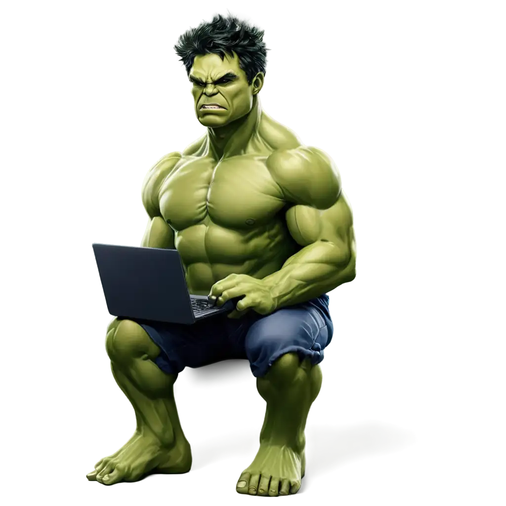 Hulk-with-Laptop-PNG-Image-Powerful-Digital-Hulk-Character-Concept