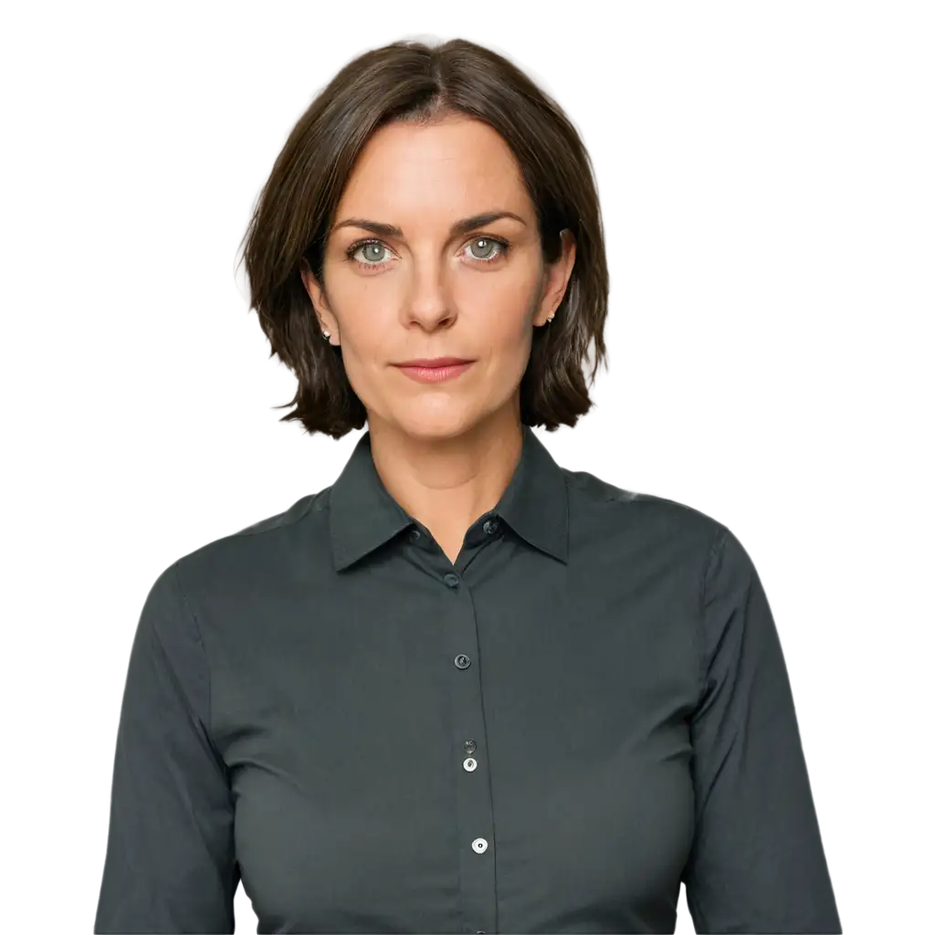 HighQuality-PNG-Image-of-a-45YearOld-American-Woman-in-a-Collared-Shirt