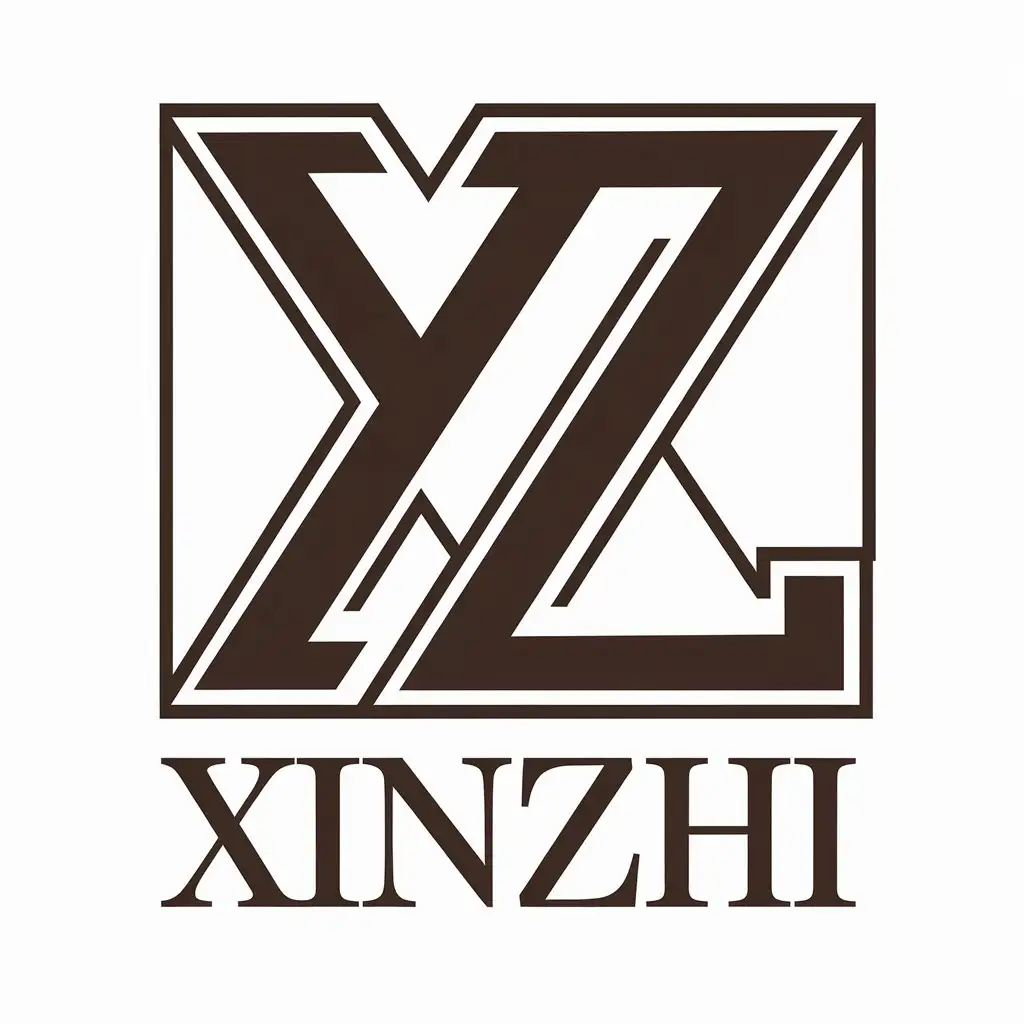 LOGO Design for Xinzhi Vector Design with XZ Symbol on Clear Background