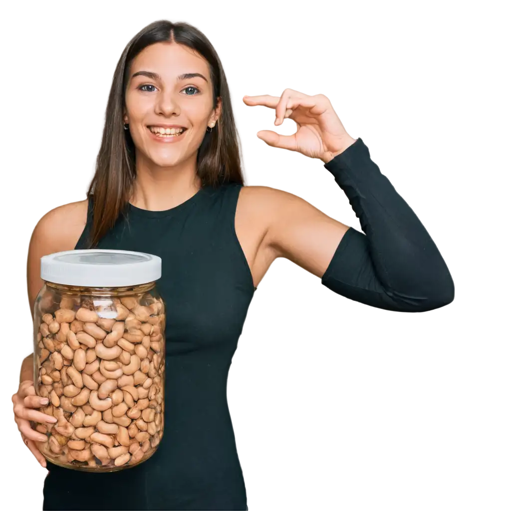 Young-Person-Savoring-a-Jar-of-Cashew-Nuts-PNG-Image-for-HighQuality-Online-Content