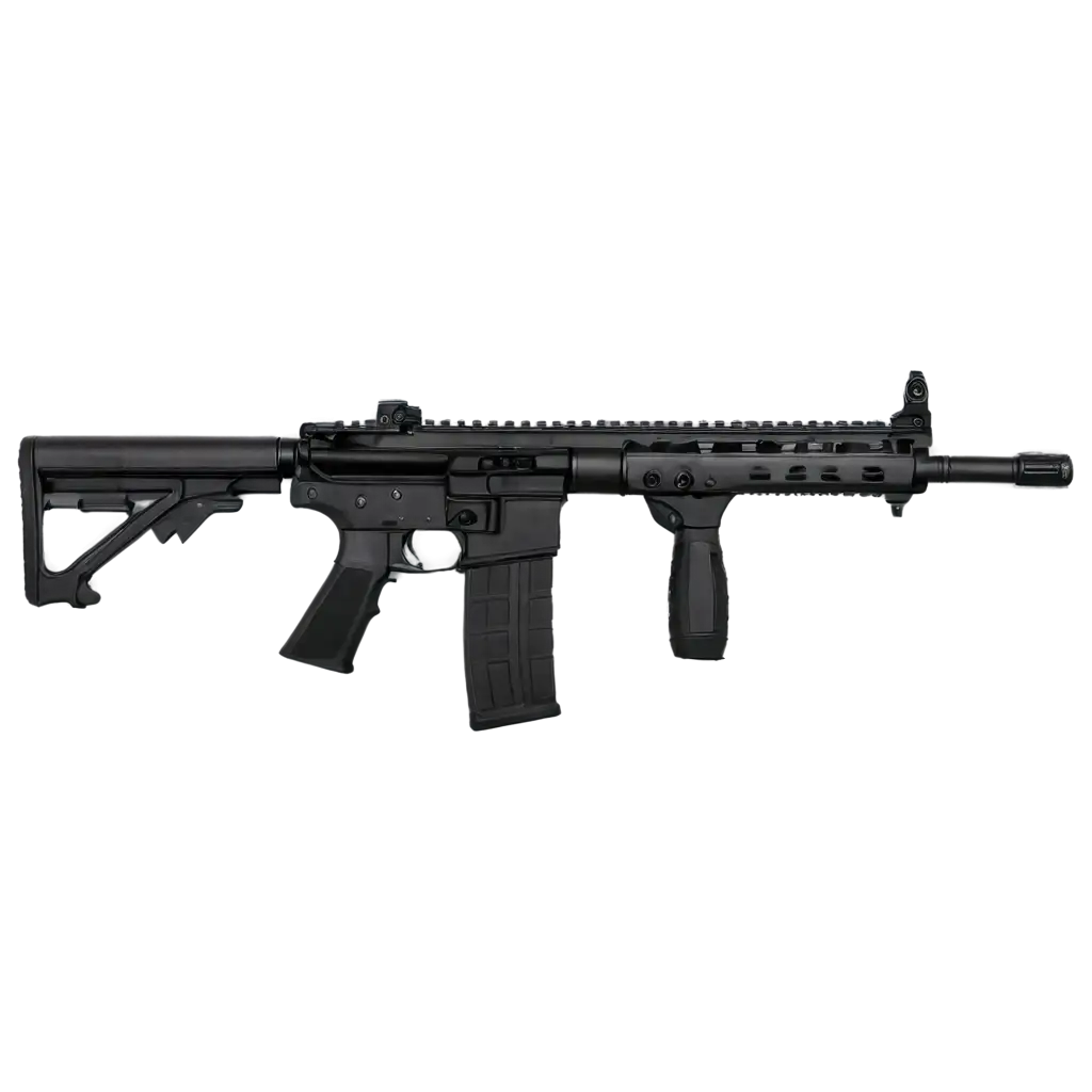 Real-Gun-MPX-SIG-SAUER-with-Black-Accessories-Full-Attachment-HighQuality-PNG-Image-for-Diverse-Use-Cases