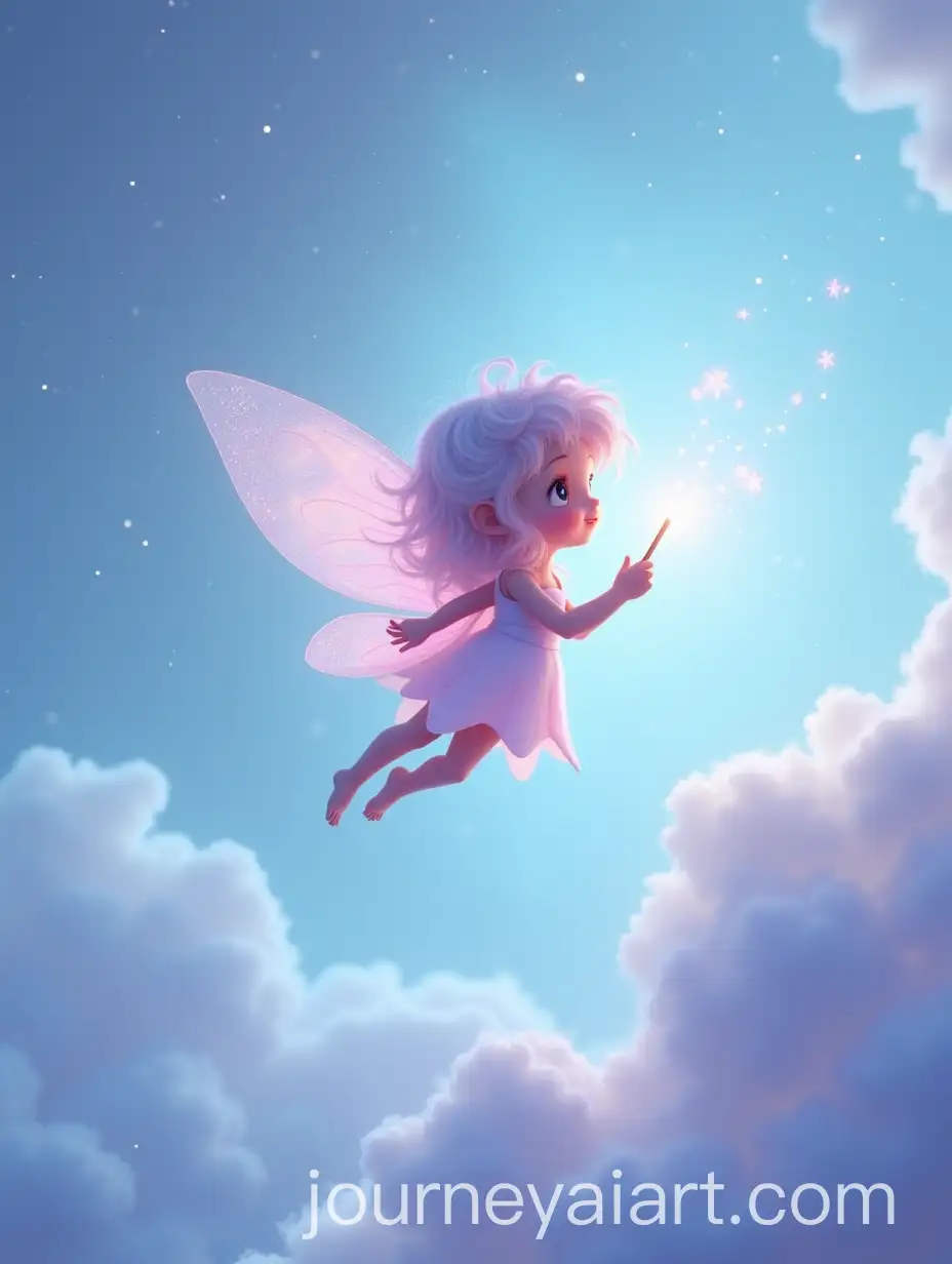 Pixar-Style-Fairy-with-Magic-Wand-in-Dreamy-Ocean-Atmosphere