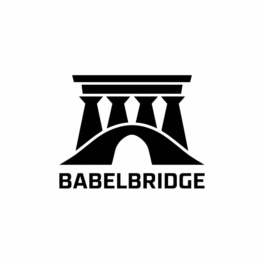 LOGO-Design-for-BabelBridge-Babylonian-Bridge-Symbol-with-Modern-Tech-Aesthetics