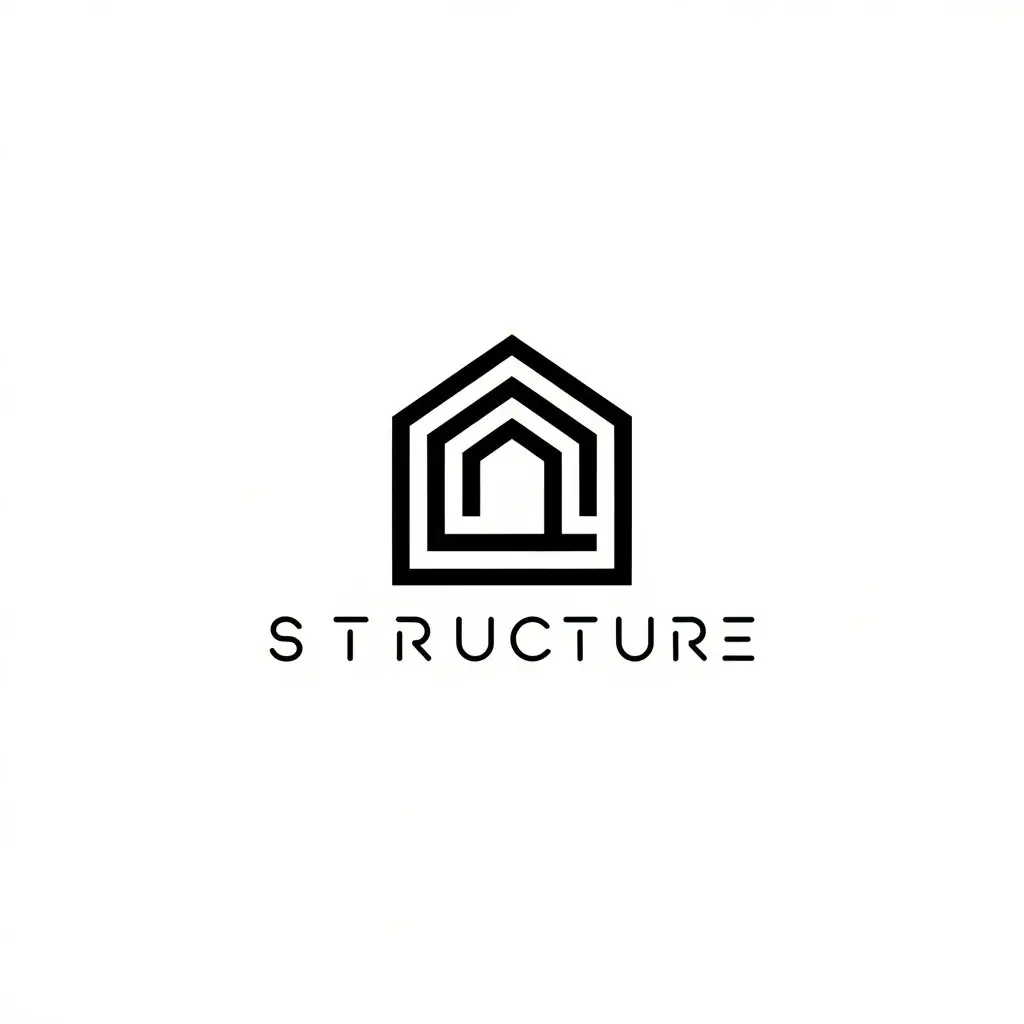 LOGO-Design-For-Structure-Minimalistic-Private-House-Symbol-in-Construction-Industry