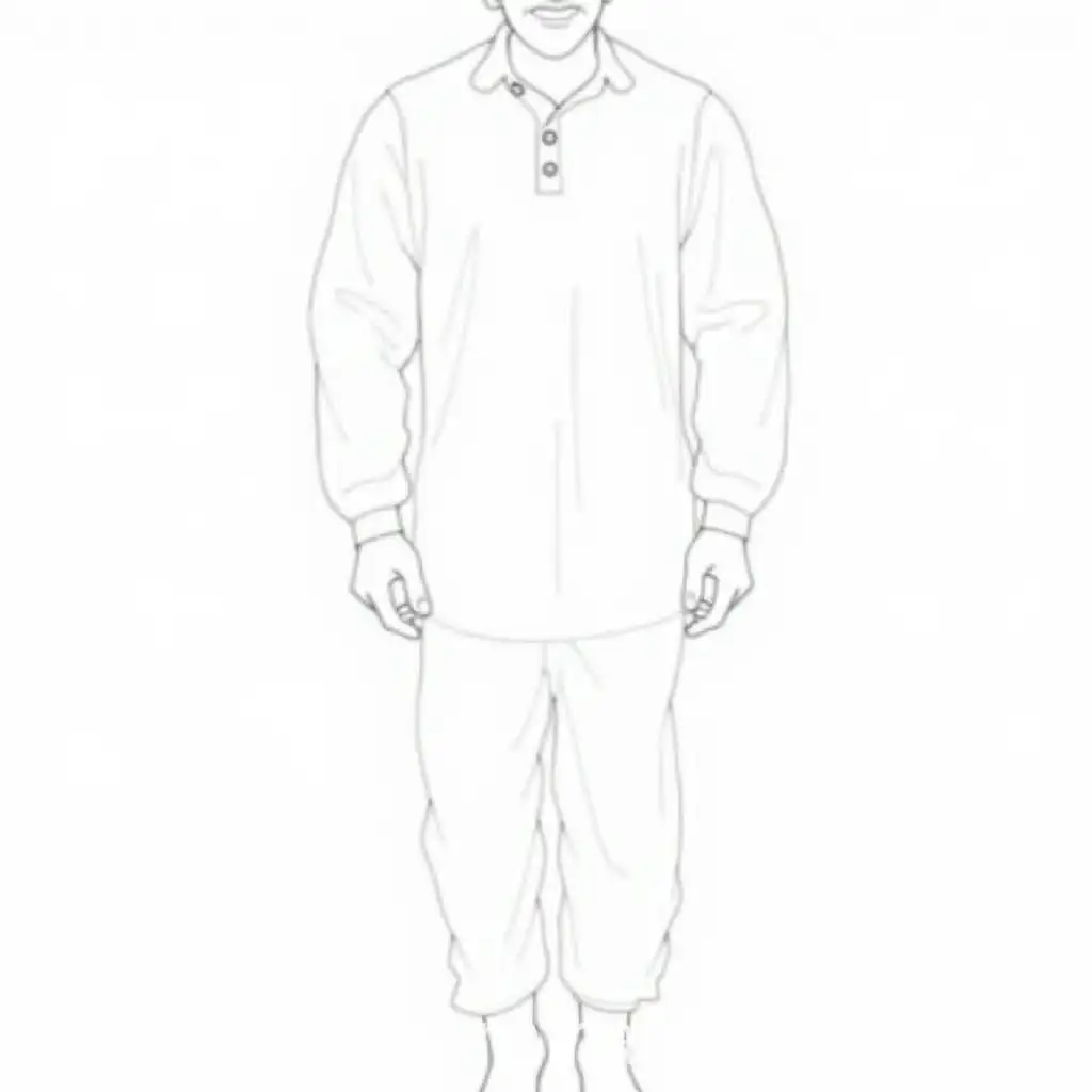 Fun and Creative Baggy Clothes Coloring Pages for All Ages