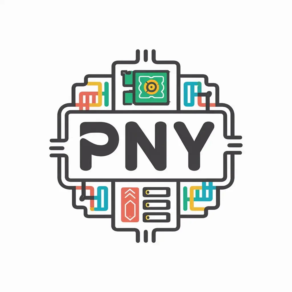 LOGO-Design-for-PNY-Vector-Graphics-Card-and-Technology-Theme