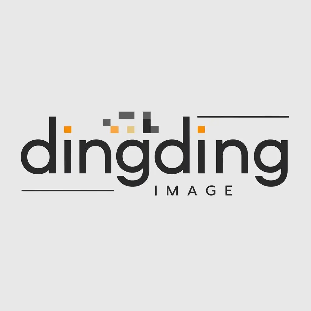 a logo design,with the text "DingDing image", main symbol:image,Moderate,be used in Technology industry,clear background