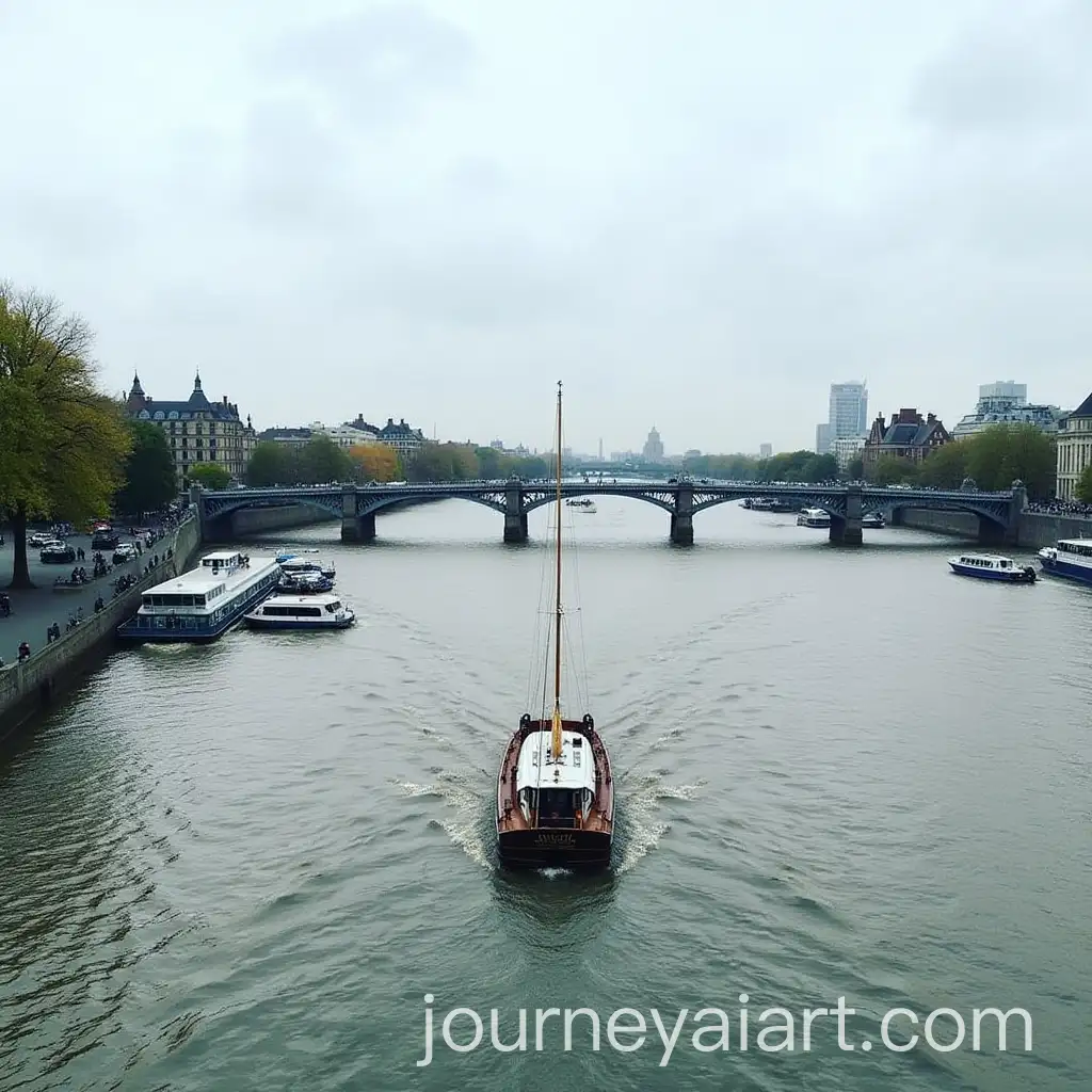 Scenic-Boat-Sailing-on-the-Serene-River-Thames
