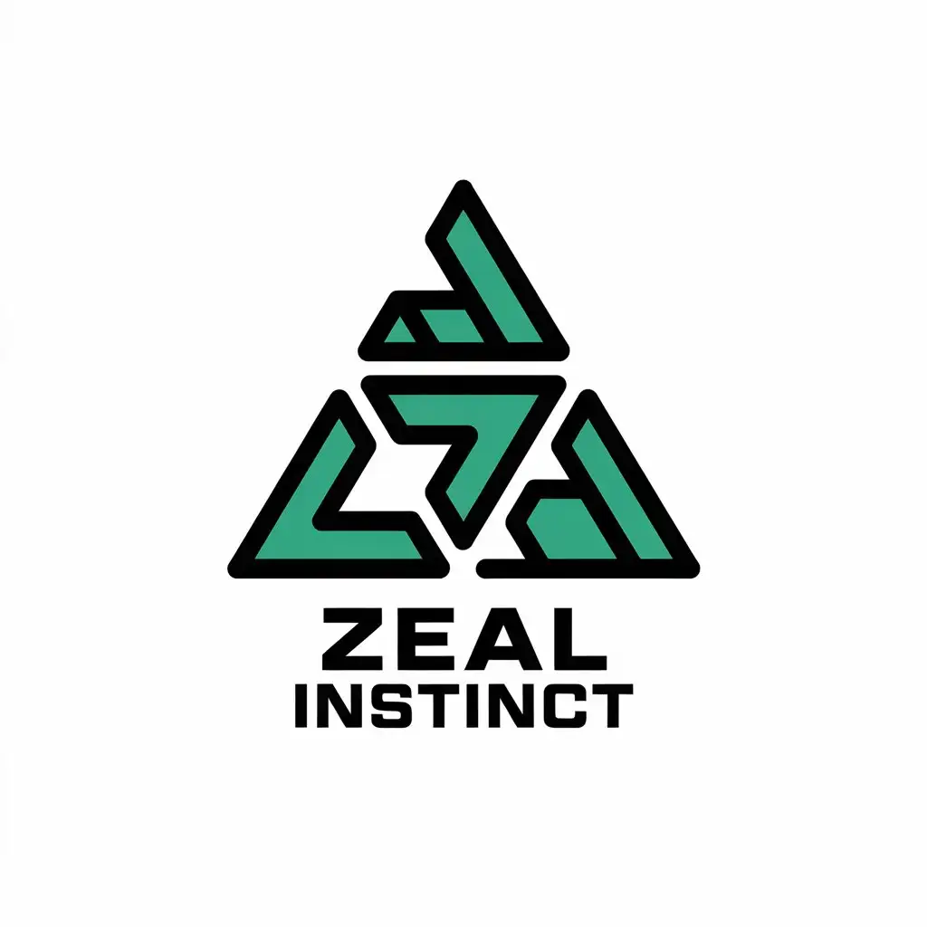 LOGO Design for Zeal Instinct Triangle Symbol with Modern and Clean Style for Internet Industry