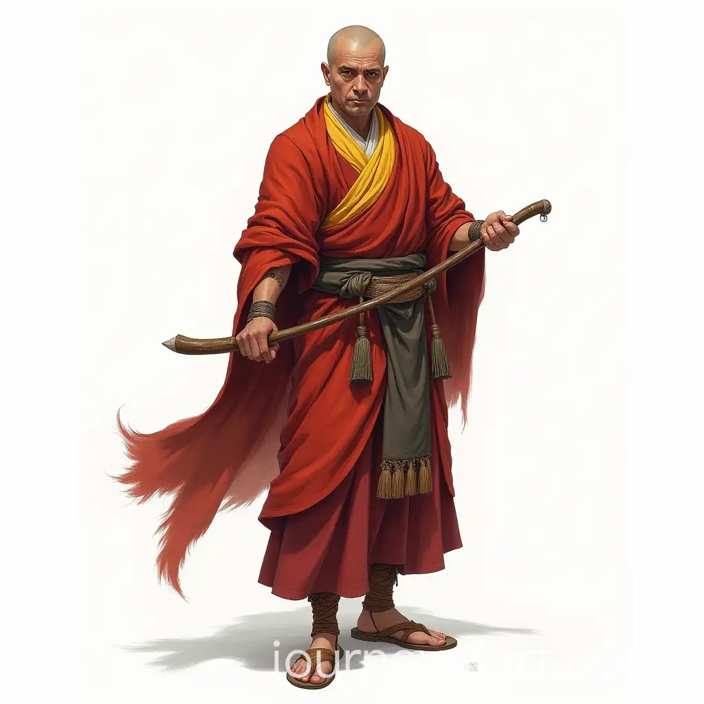 Air-Genasi-Monk-in-Intricate-Painted-Style-on-White-Background