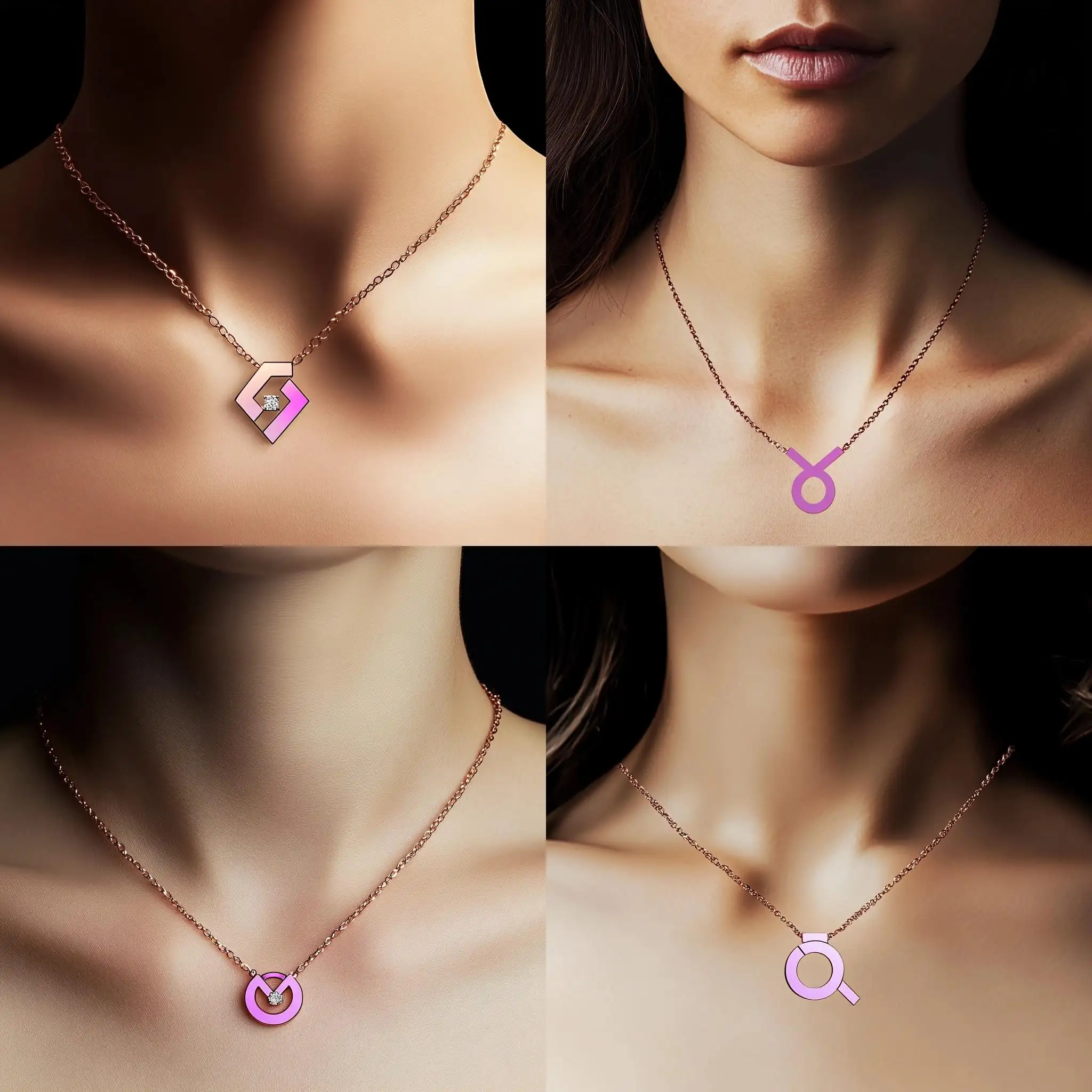 Contemporary-Rose-Gold-Necklace-with-Transgender-Symbol-Pendant-and-Diamonds