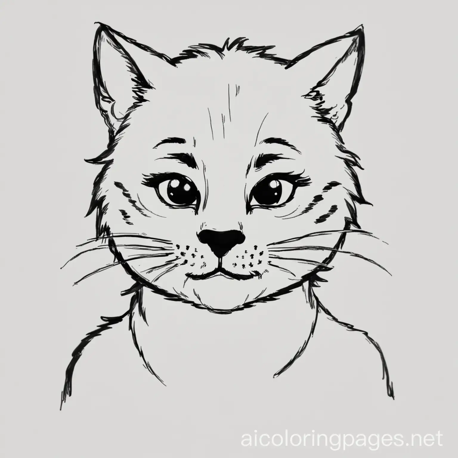 Wildcat-Willy-Coloring-Page-Black-and-White-Line-Art-for-Kids