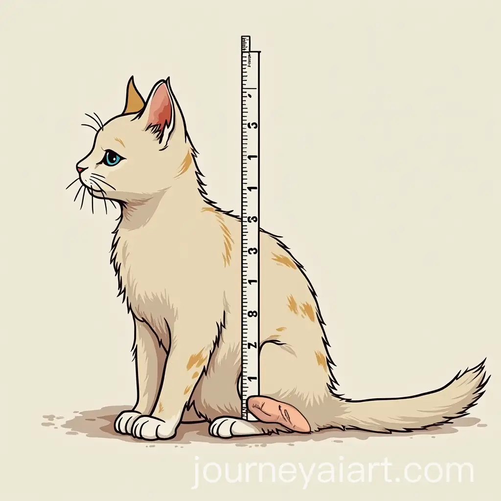Hands-Measuring-the-Height-of-a-Cat-with-a-Meter