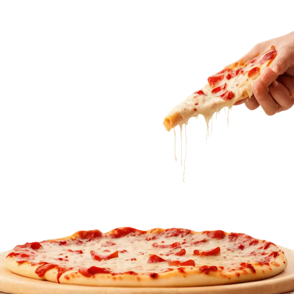 Delicious-Pizza-with-Cheese-Pulling-Slice-PNG-Image-for-HighQuality-Digital-Design