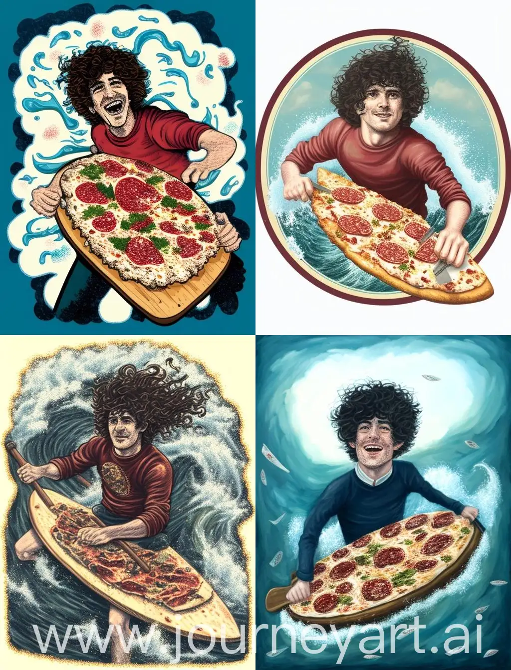 Pizzaloving-Surfer-with-Black-Curly-Hair-Riding-Waves-in-West-Cork