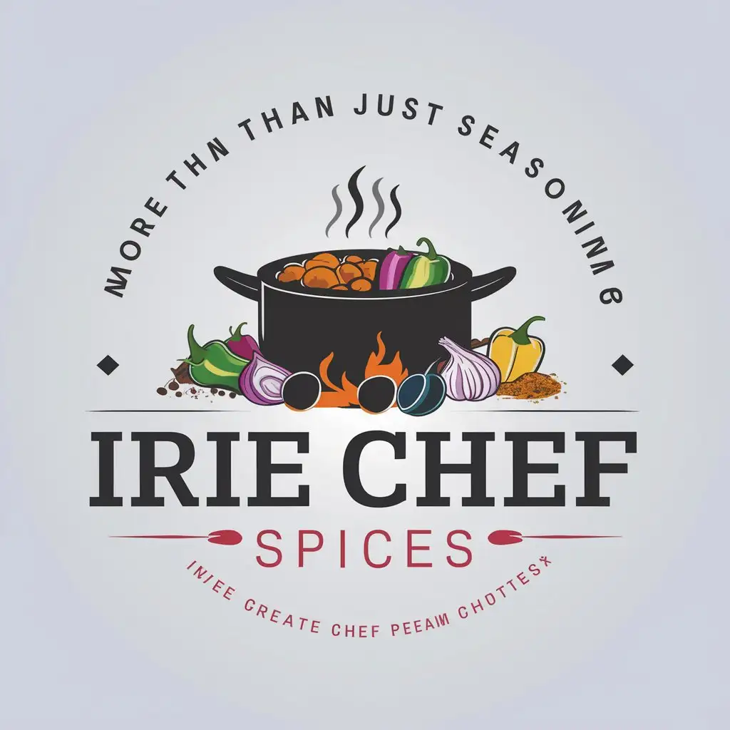 LOGO Design for Irie Chef Spices Outdoor Cooking with Jamaican Flair