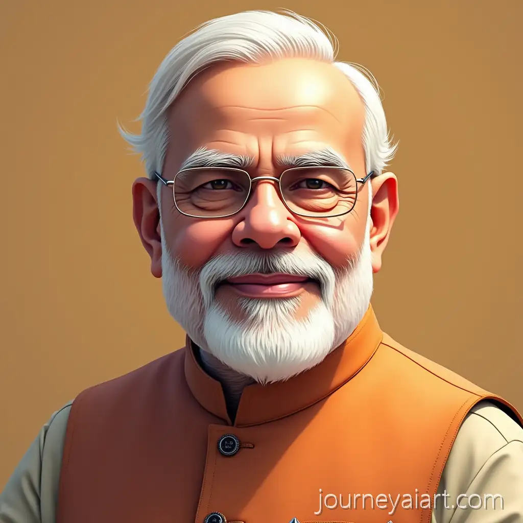 Portrait-of-Narendra-Modi-in-AI-ArtworkAI-Image-Prompt-Expansion