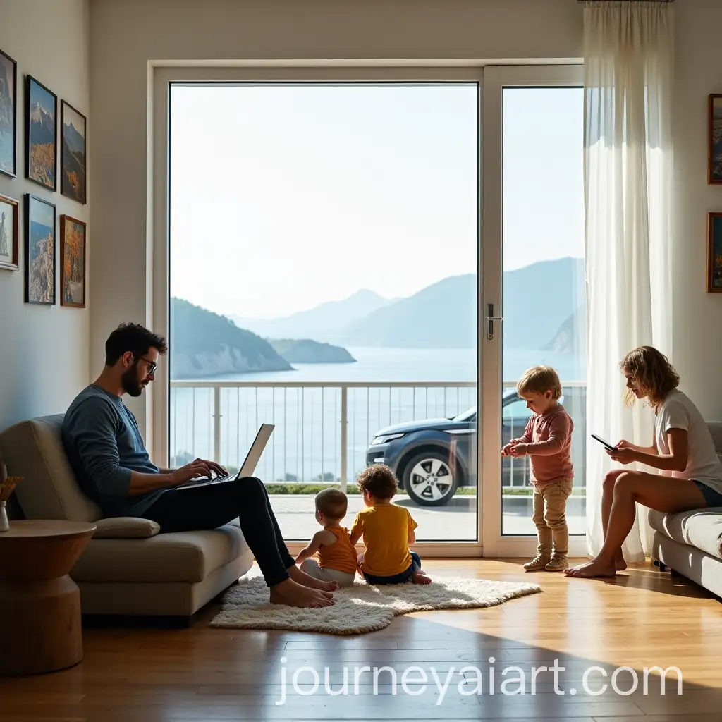 Male-Programmer-Working-in-Bright-Room-with-Family-Playing-Nearby