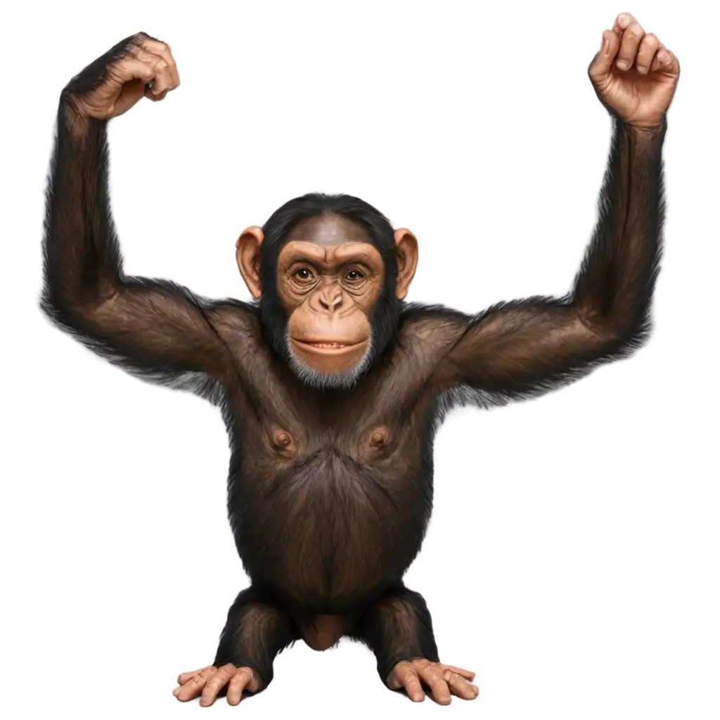 HighQuality-Um-Chimpanze-Forte-PNG-Image-for-Versatile-Use
