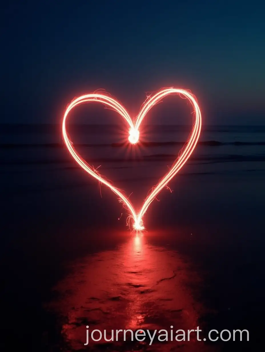 Light-Painting-of-Heart-with-Sea-Background-and-Happy-2025-Text