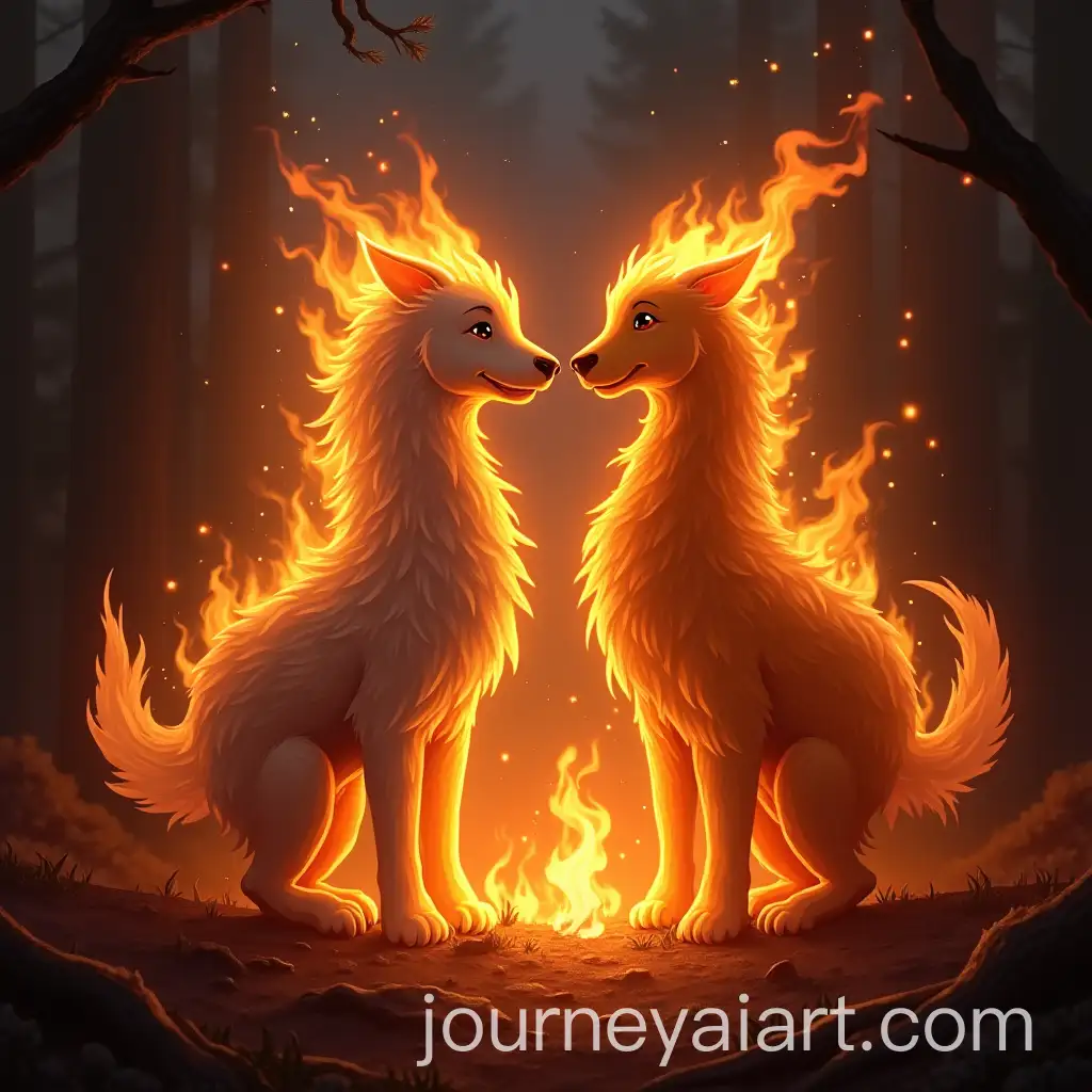 Twin-Flames-Spiritual-Connection-in-Abstract-Art
