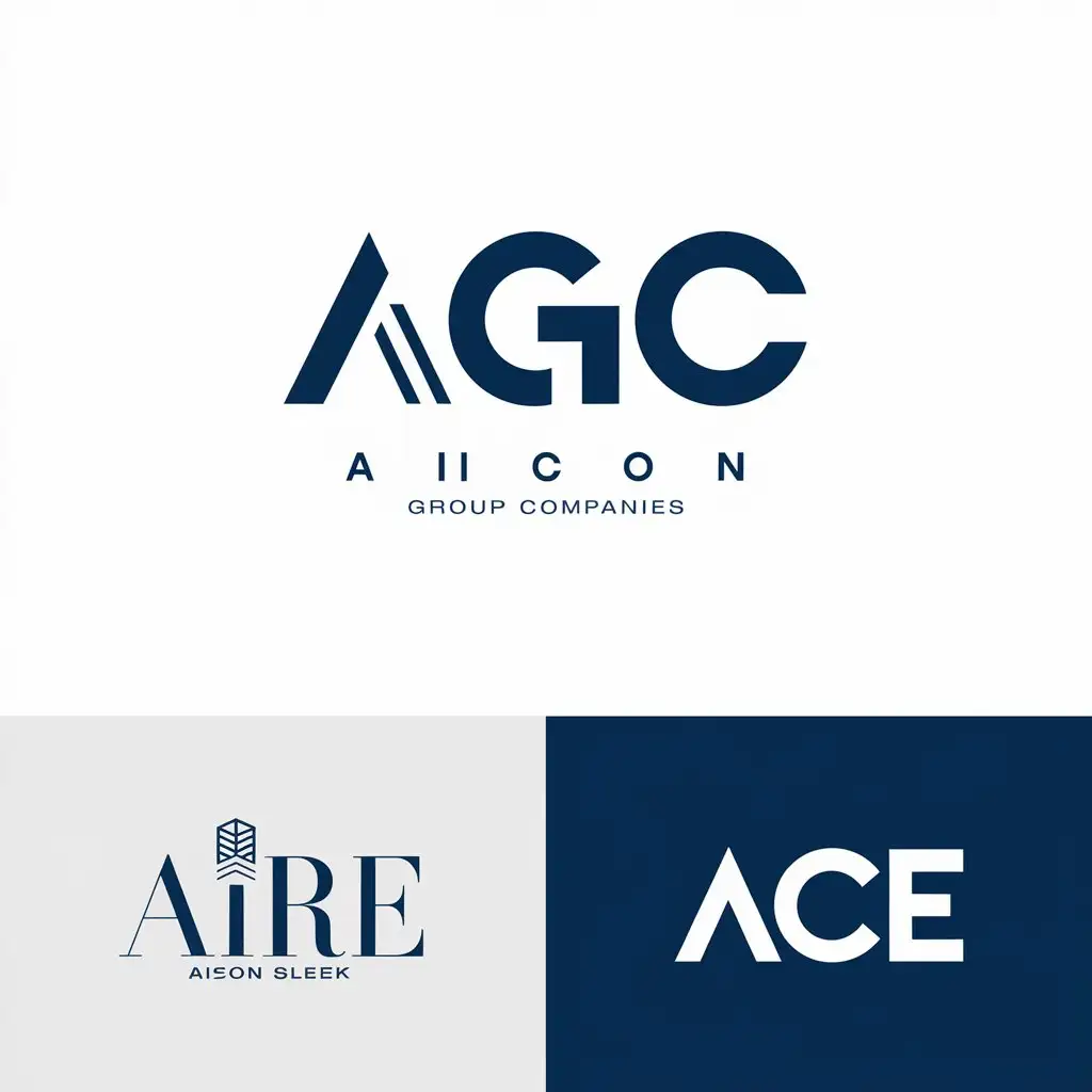 LOGO Design for AICON Group Companies Chic Modern Designs