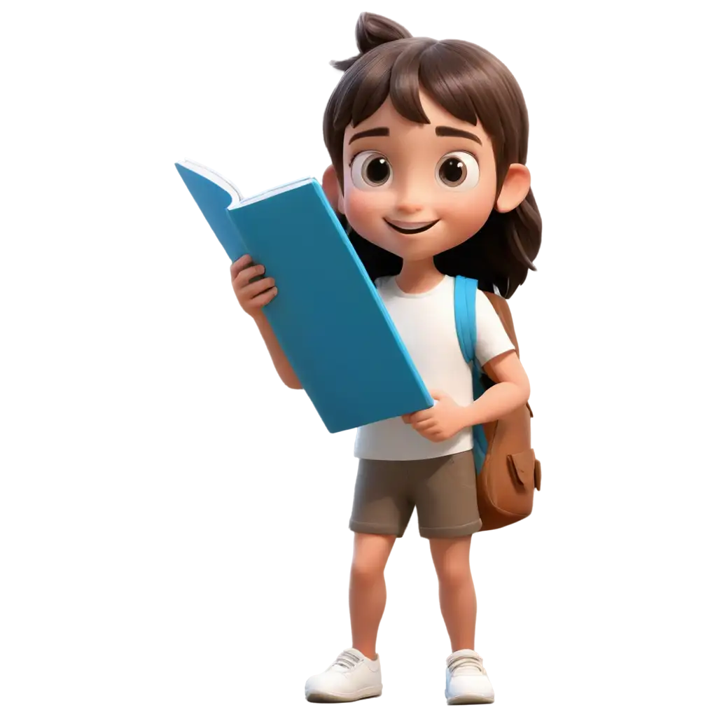 Cartoon-Little-Student-Holding-a-Book-PNG-Ideal-for-Educational-Creative-Projects