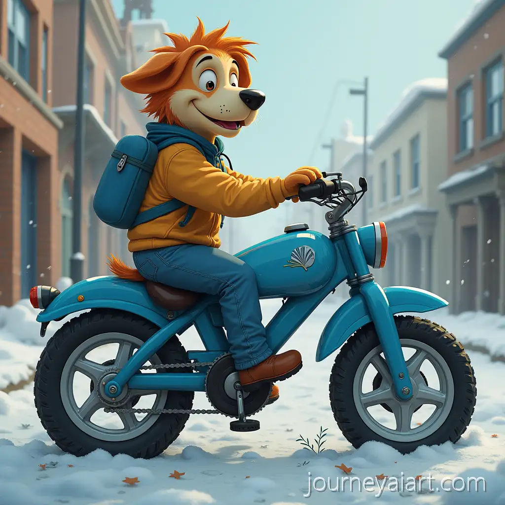 Hairless-DogDog-shocked-by-blue-bike-Reacting-to-a-Blue-Bike