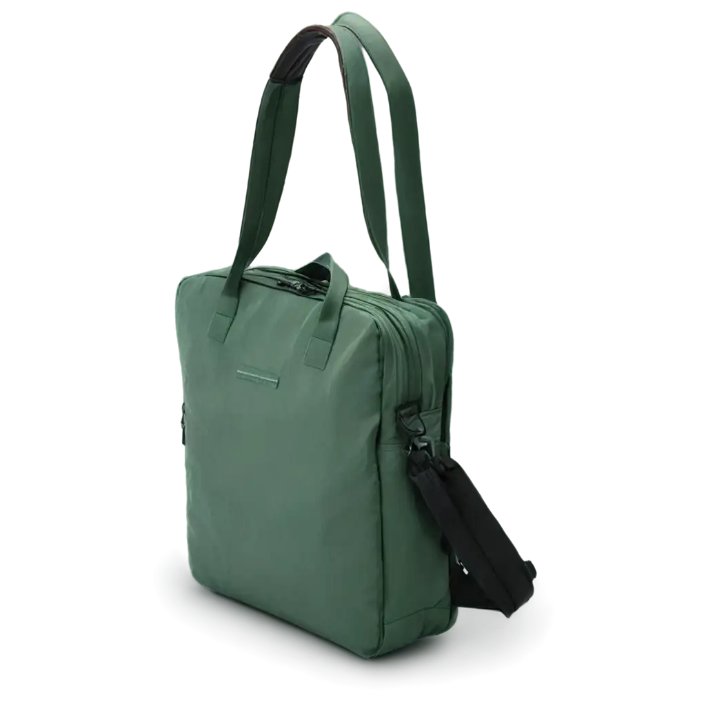 Green-Laptop-Bag-PNG-HighQuality-Image-for-Versatile-Use