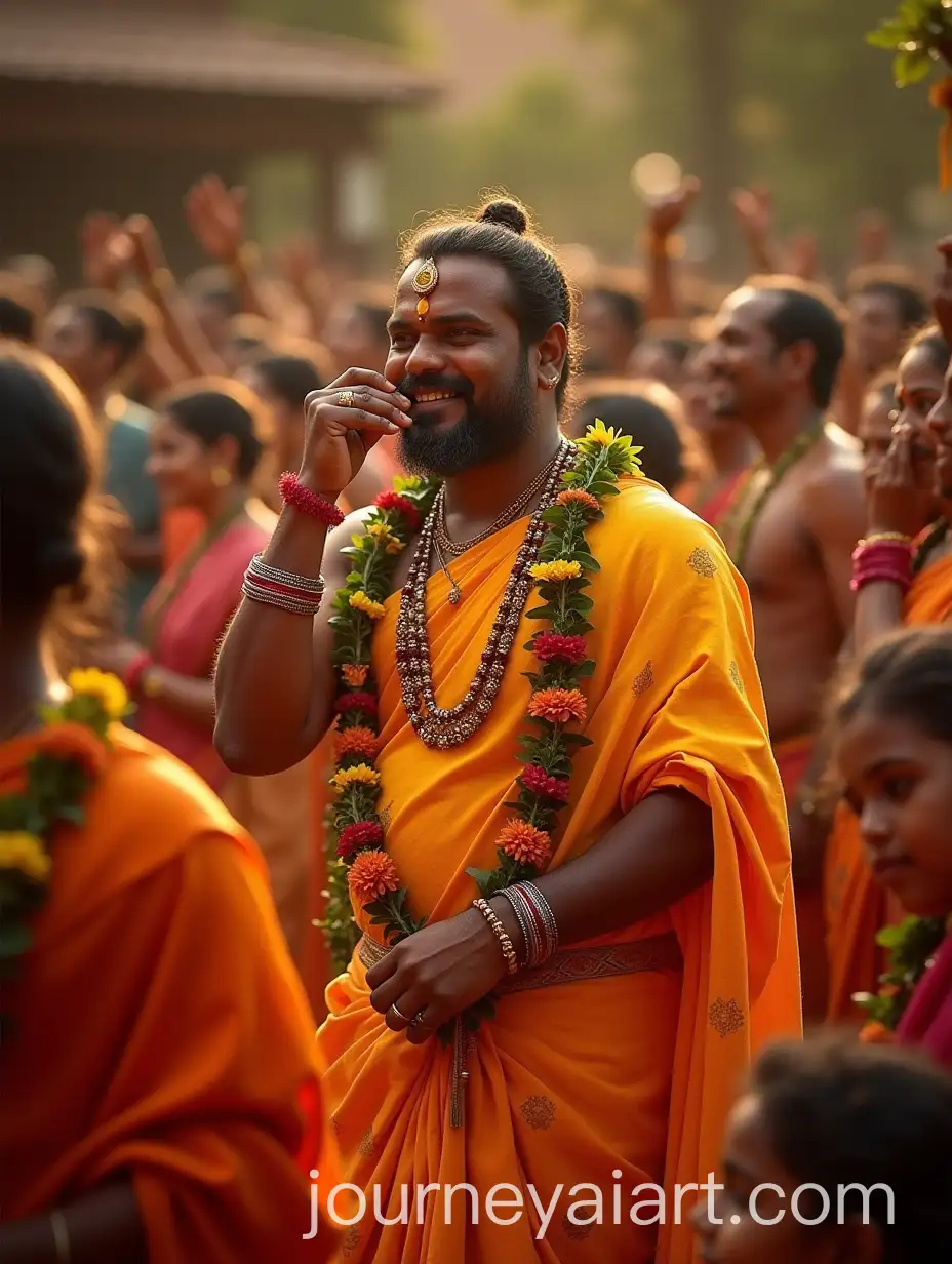 King-Maveli-Celebrates-Onam-Festival-with-Music-Background