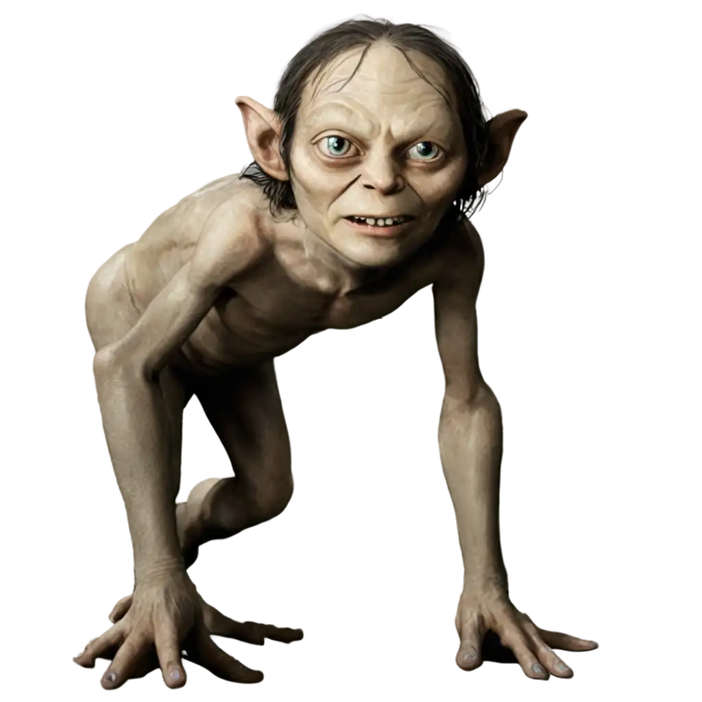 Discover-the-Enigmatic-Gollum-in-Stunning-PNG-Format