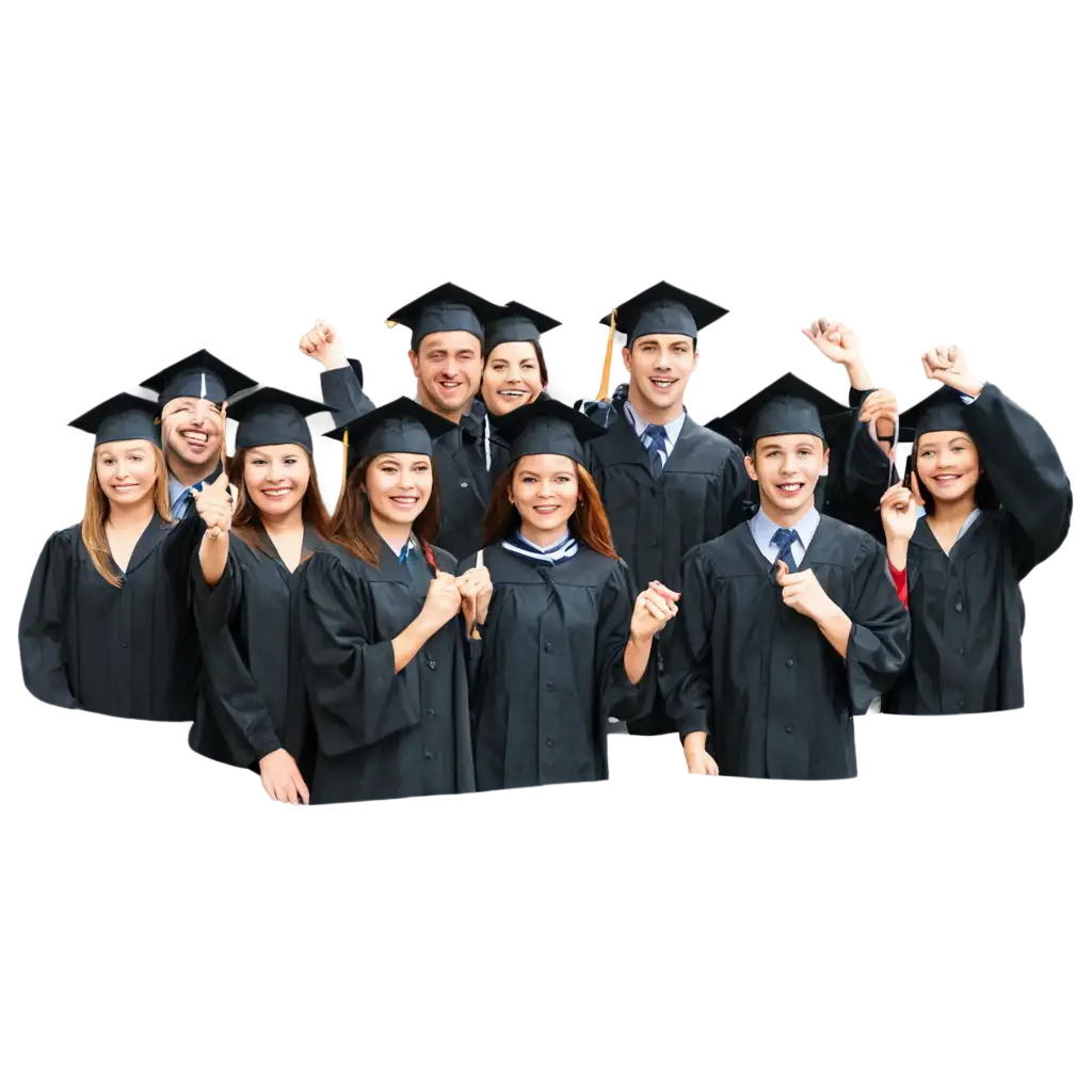 Graduated-Students-PNG-Image-for-HighQuality-Use-in-Academic-and-Professional-Contexts