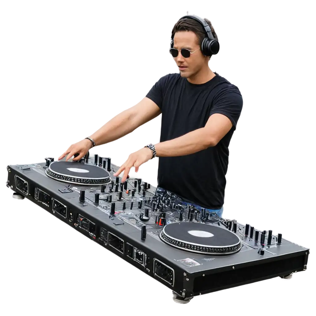 dj mixer and dj man hd