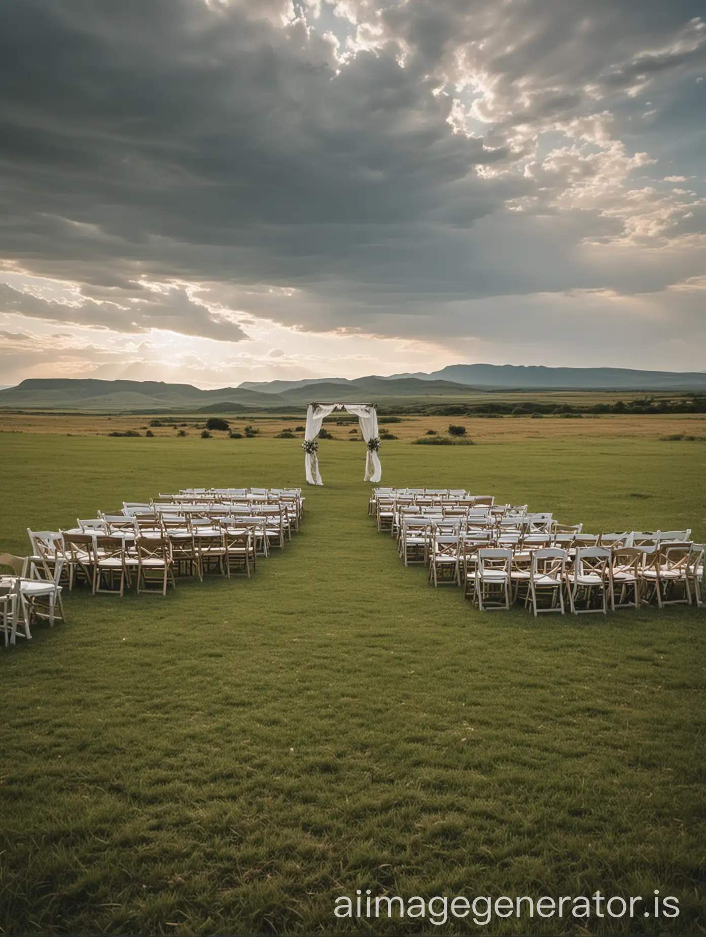 Wedding-Venue-Setup-on-a-Serene-Grassland