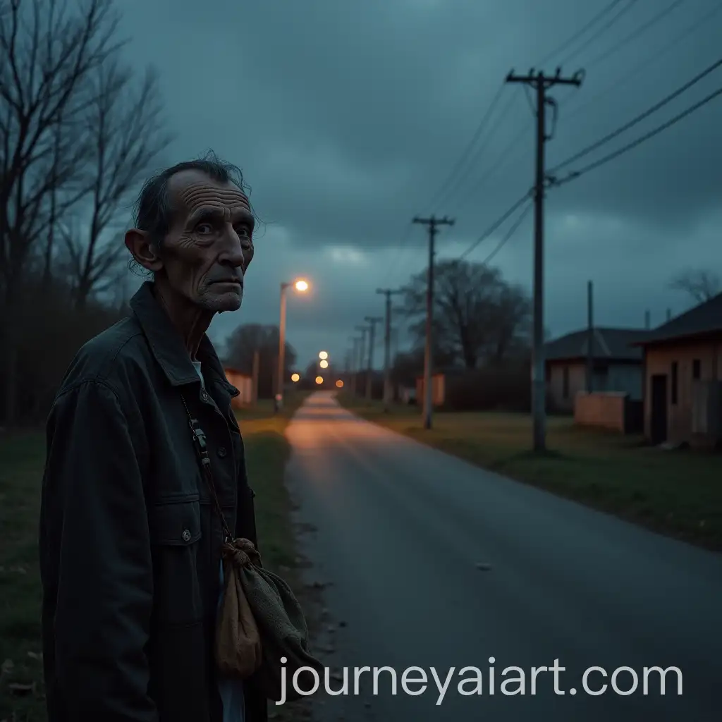 Lonely-Man-Named-Beansprout-Waiting-on-a-Desolate-Rural-Road