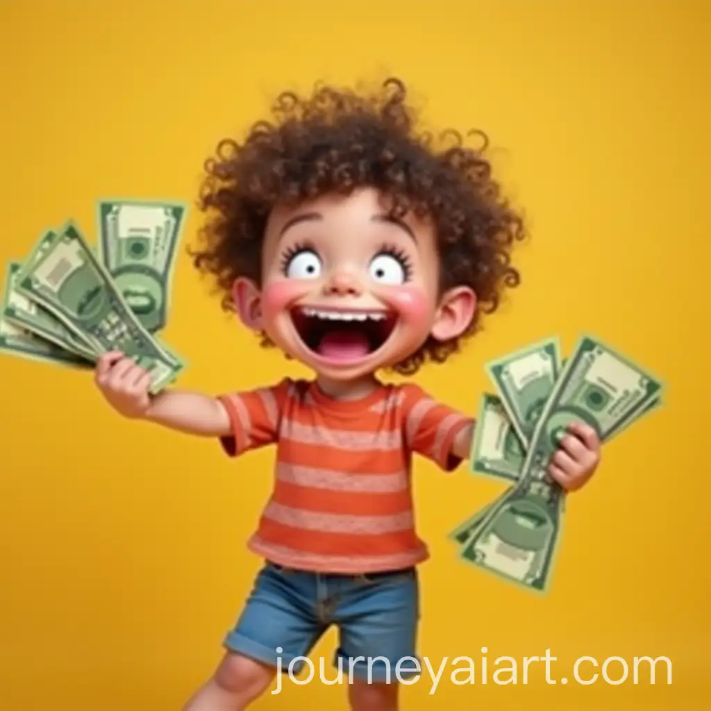 Child-Joyfully-Laughing-with-Money-in-Hand