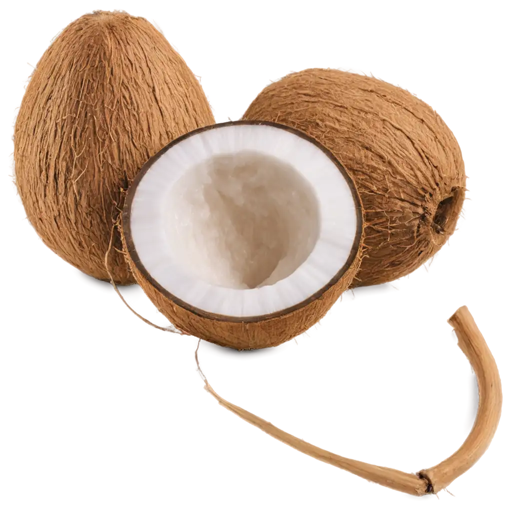 Coconut-PNG-Image-HighQuality-Versatile-for-Digital-Use