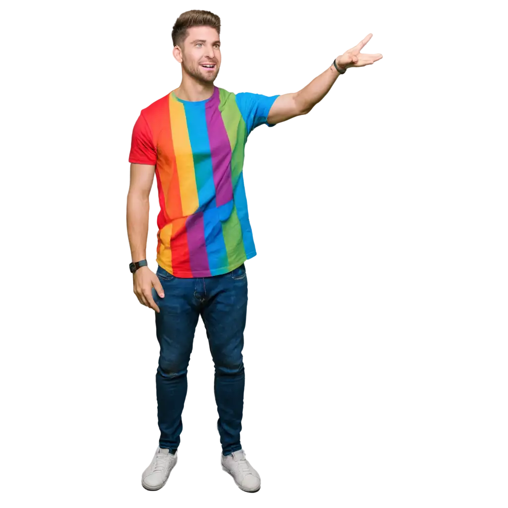 PNG-Image-Usage-ScenariosRainbow-Shirt-PNG-Vibrant-and-Versatile-Image-for-Every-Creative-Need