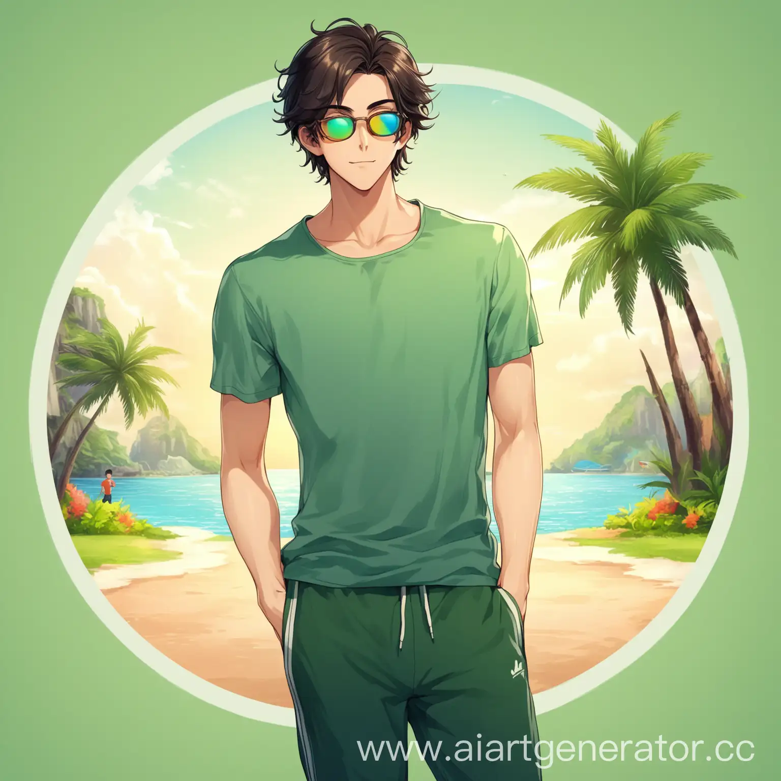 Toned-Young-Man-with-Expressive-Eyes-on-an-Island