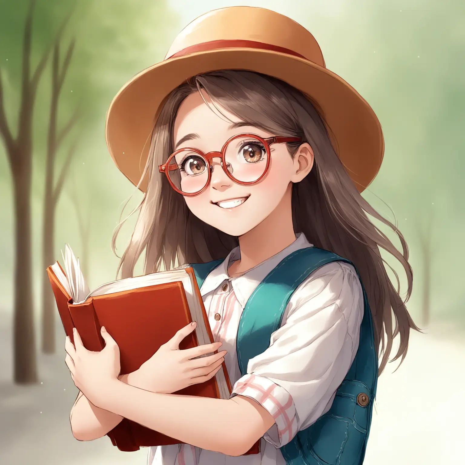 Cheerful-SeventeenYearOld-Girl-with-Glasses-and-a-Book